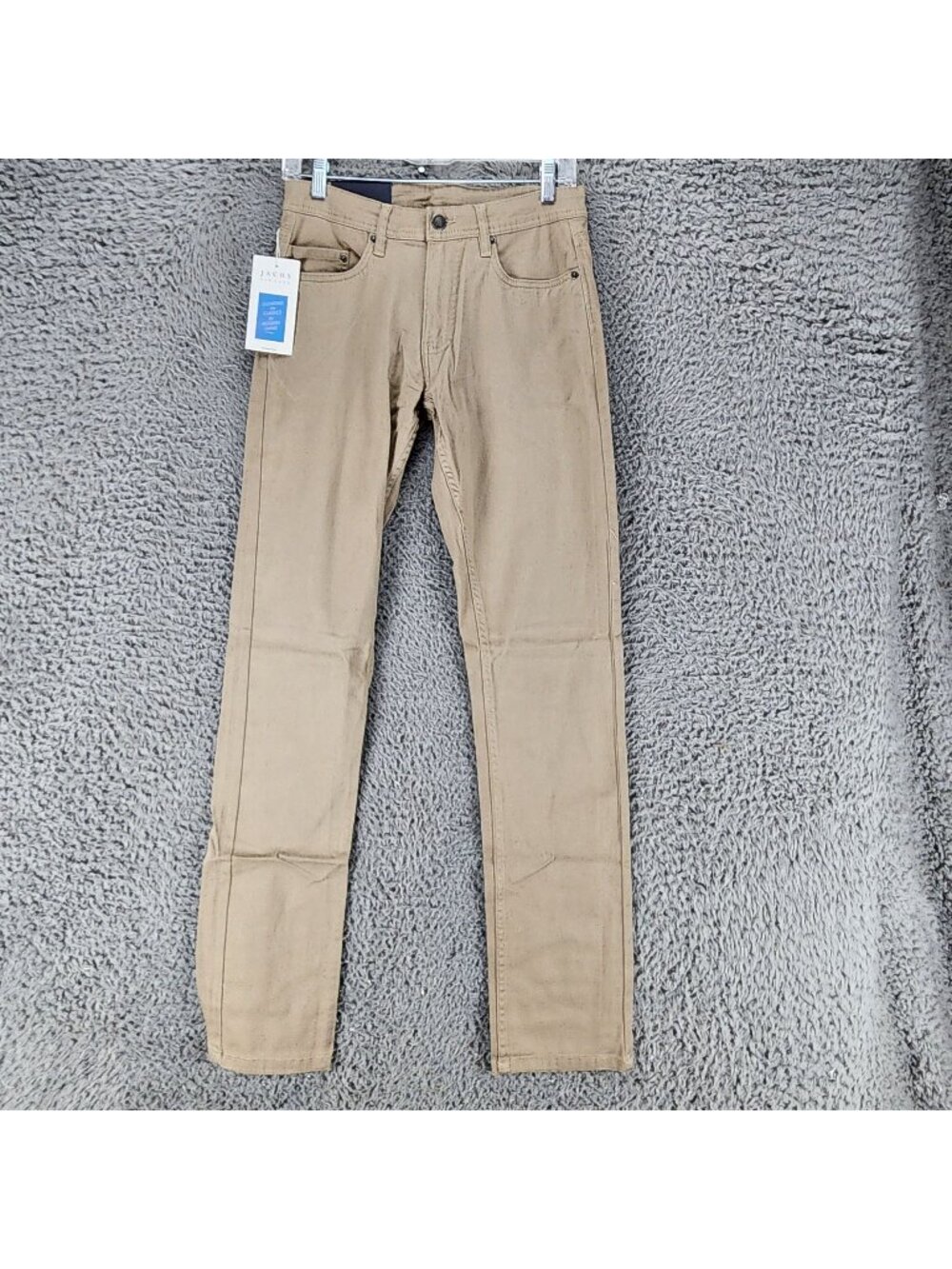 Jachs Jeans Mens 29x34 Tan Stretch Denim Slim Fit *NWT*